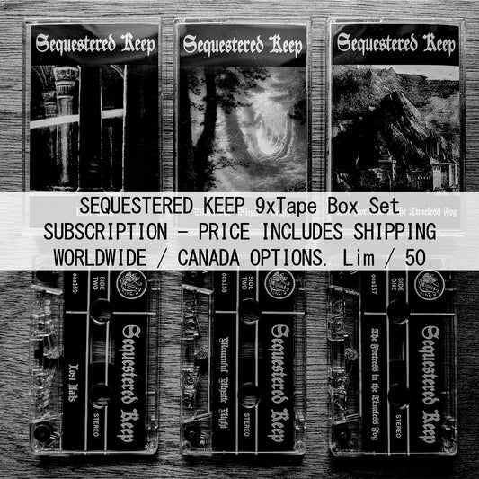 [SOLD OUT] SEQUESTERED KEEP "Era 1" Deluxe 9xTape Box Set (Subscription, Lim. 50)