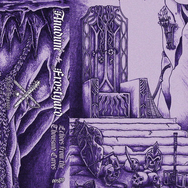 [SOLD OUT] FROSTGARD / ANADÛNÊ "Echoes from the Thousand Caves" Cassette Tape (lim.150)