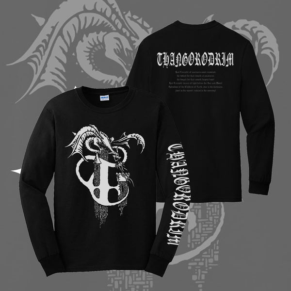 THANGORODRIM "Crest" Long Sleeve Shirt [BLACK]