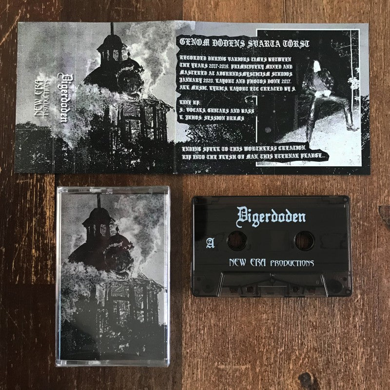 [SOLD OUT] DIGERDÖDEN ‎"Genom Dödens Svarta Törst" cassette tape (lim.100)