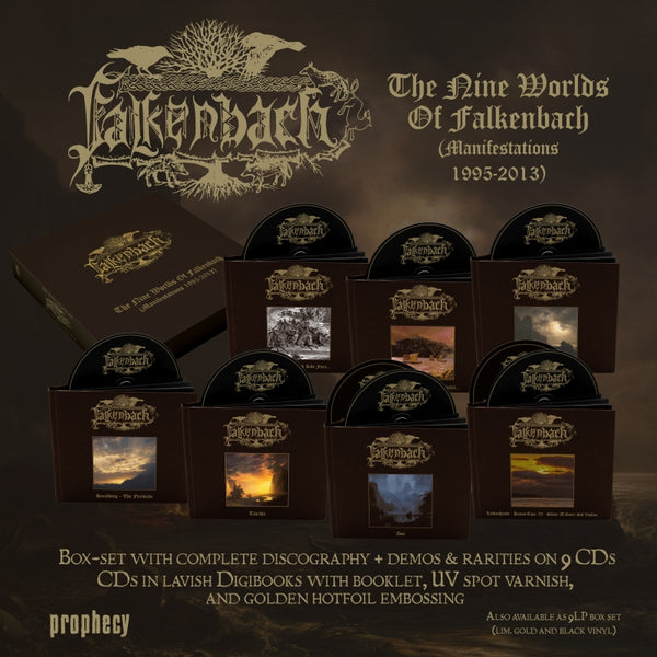 [SOLD OUT] FALKENBACH "Manifestations 1995-2013" 9xCD deluxe digibook box set