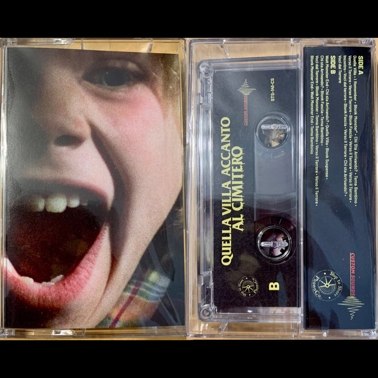 [SOLD OUT] WALTER RIZZATI "House by the Cemetery" OST Cassette Tape (Quella Villa Accanto Al Cimitero)