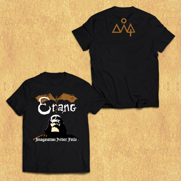 [SOLD OUT] ERANG "Imagination Never Fails (Brown Skull)" T-Shirt [BLACK]