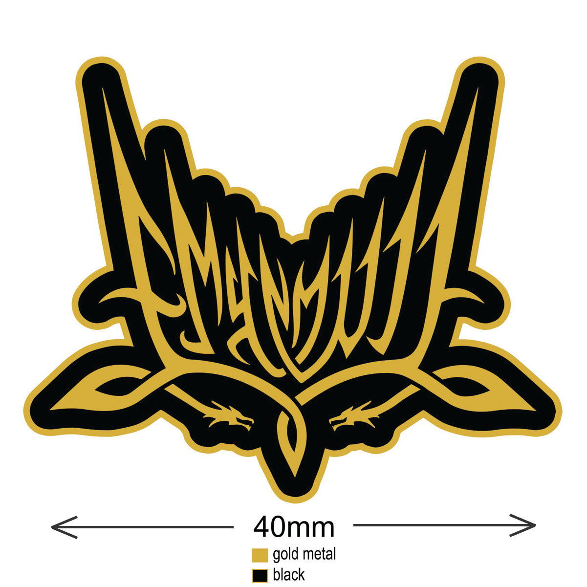 [SOLD OUT] EMYN MUIL "Gold Logo" Metal Enamel Pin