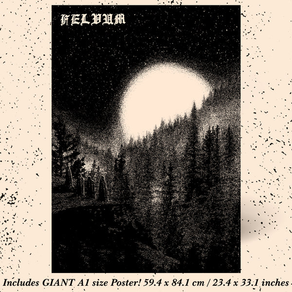 FELVUM "Fullmoon Mysticism" vinyl LP (color, w/ giant poster)
