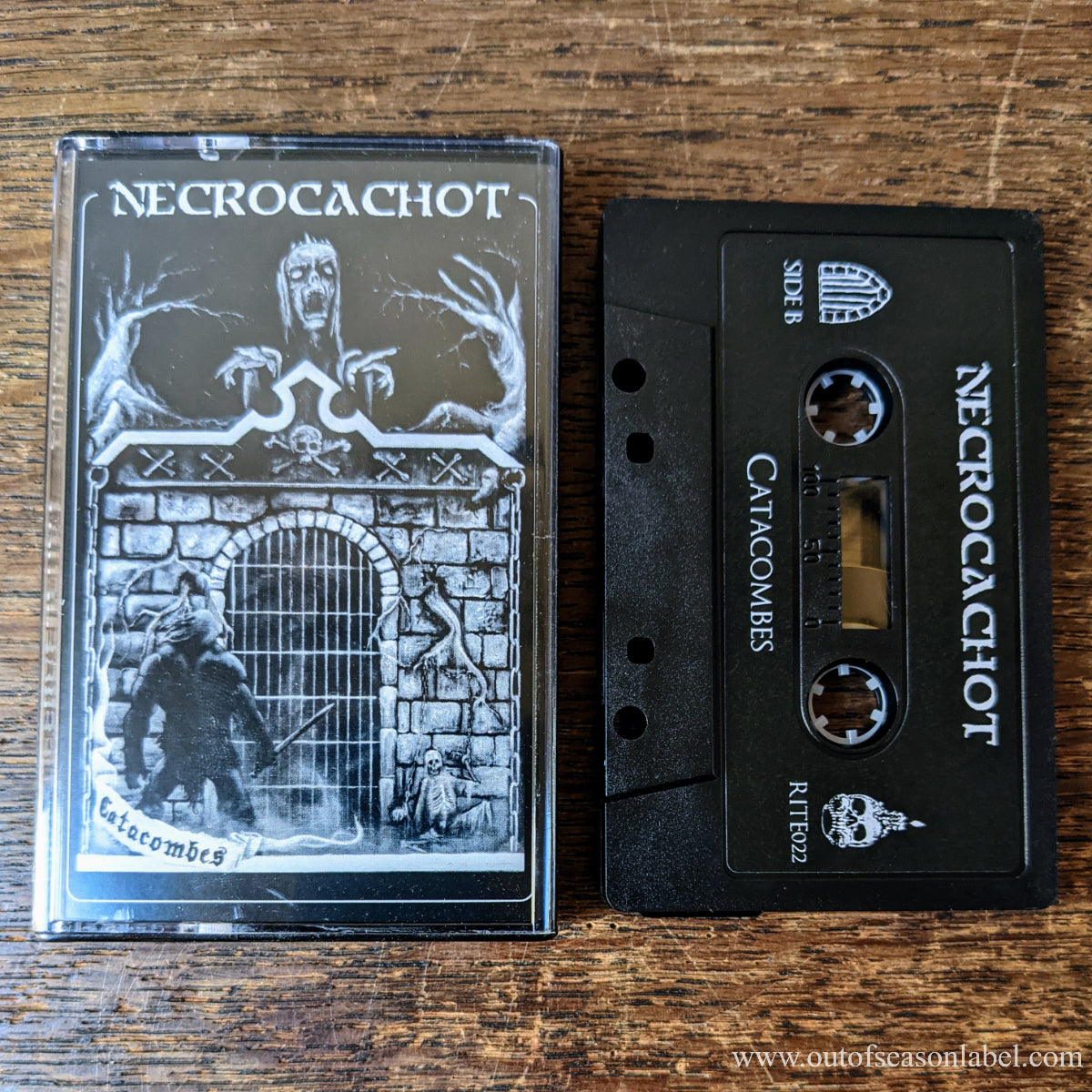 [SOLD OUT] NECROCACHOT "Catacombes" Cassette Tape (Lim. 75)