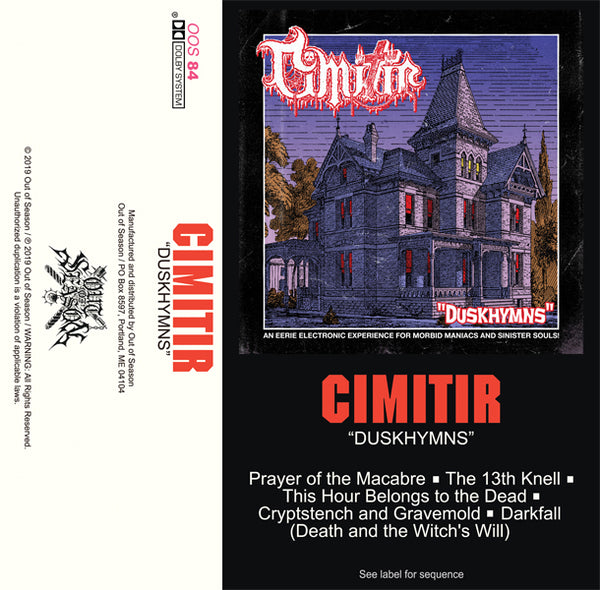 [SOLD OUT] CIMITIR "Duskhymns" Cassette Tape