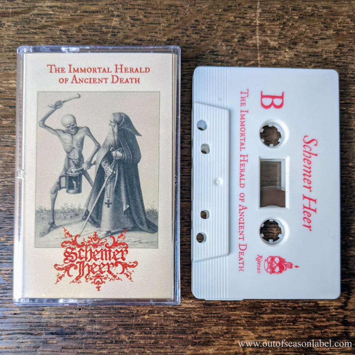 [SOLD OUT] SCHEMER HEER "The Immortal Herald Of Ancient Death" Cassette Tape (Lim. 100)