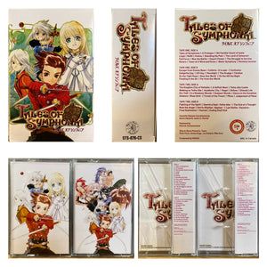 [SOLD OUT] TALES OF SYMPHONIA Video Game Soundtrack 2xCassette Tape set (w/ slipcase)