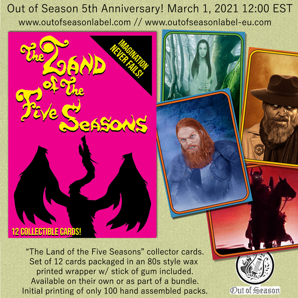 [SOLD OUT] ERANG "The Land of the Five Seasons" Trading Cards Wax Pack (Set of 12)